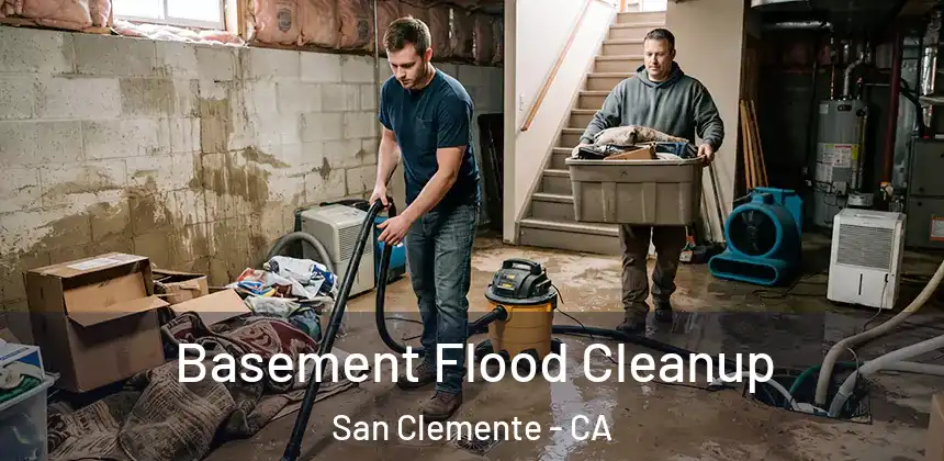  Basement Flood Cleanup San Clemente - CA