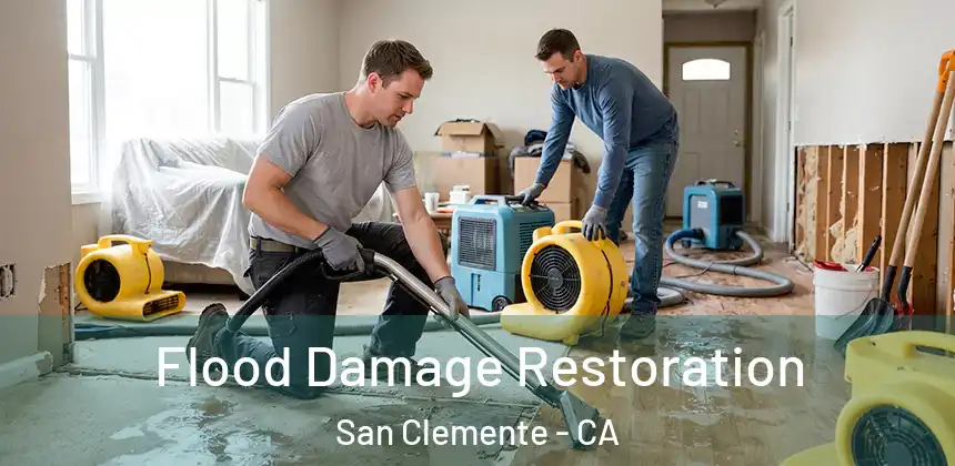  Flood Damage Restoration San Clemente - CA