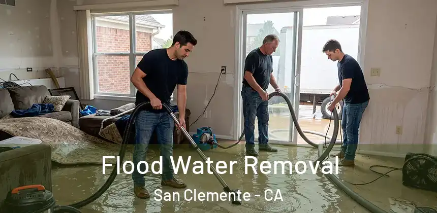  Flood Water Removal San Clemente - CA