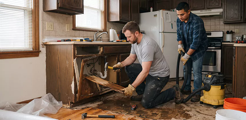 Repairing Water Damaged MDF Cabinets in San Clemente