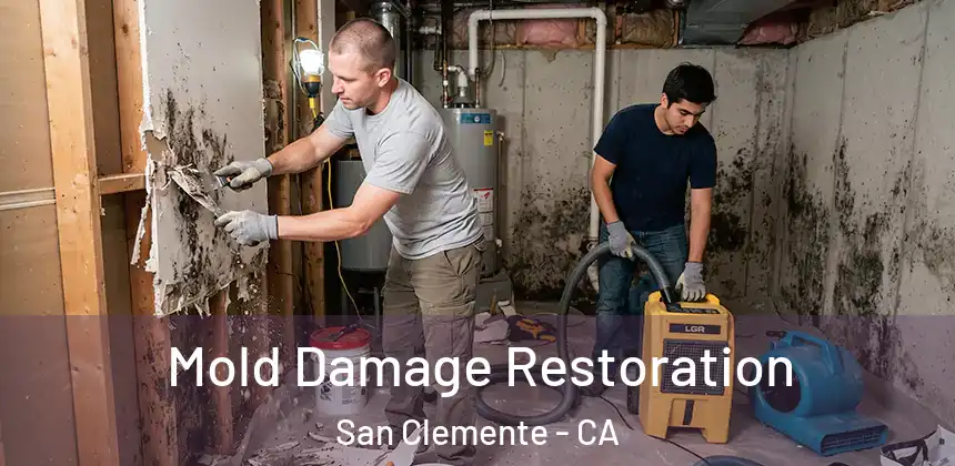 Mold Damage Restoration San Clemente - CA