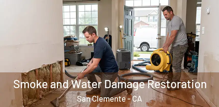  Smoke and Water Damage Restoration San Clemente - CA